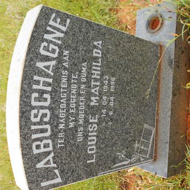 LABUSCHAGNE Louise Mathilda 1943-1996