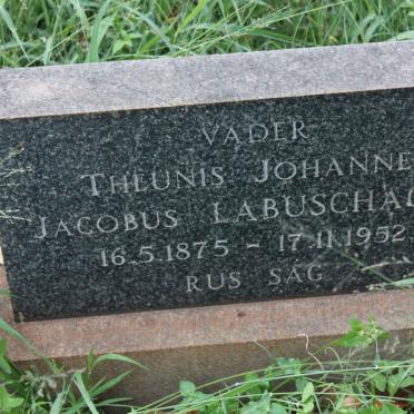 LABUSCHAGNE Theunis Johannes Jacobus 1875-1952