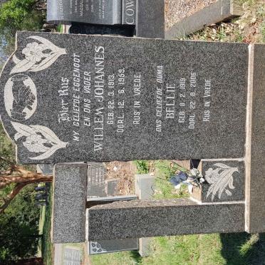 LABUSCHAGNE Willem Johannes 1913-1959 &amp; Bellie 1919-2006