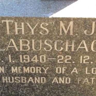 LABUSCHAGNE M.J.F. 1940-1969