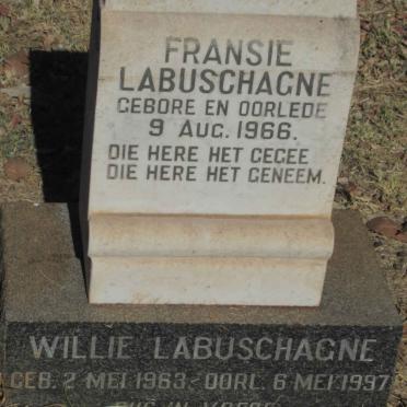 LABUSCHAGNE Willie 1963-1997 :: LABUSCHAGNE Fransie -1966