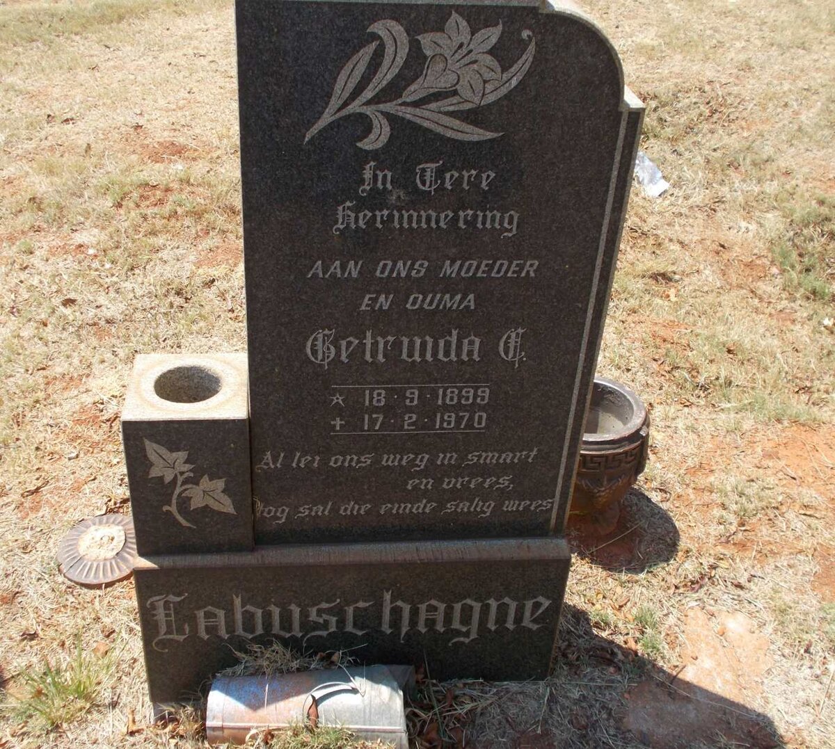 LABUSCHAGNE Getruida C. 1899-1970