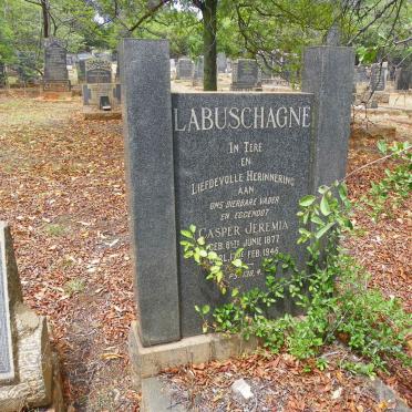 LABUSCHAGNE Casper Jeremia 1877-1945