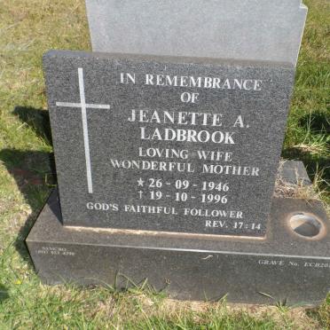 LADBROOK Leanette A. 1946-1996