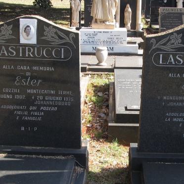 LASTRUCCI Gino 1899-1974 &amp; Ester 1902-1975
