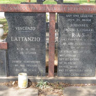 LATTANZIO Vincenzo 1911-1989 :: RAS Johannes Jacobus 1960-1986