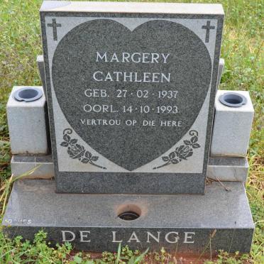 LANGE Margery Cathleen, de 1937-1993