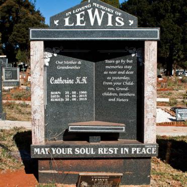 LEWIS Catherine K.K. 1966-2015