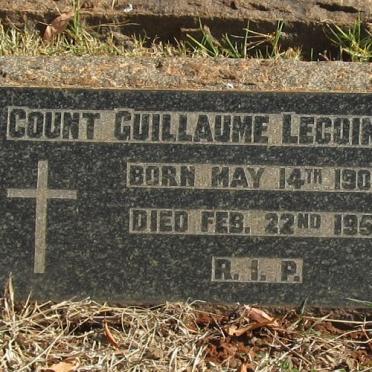 LECOINTRE Count Guillaume 1909-1953 