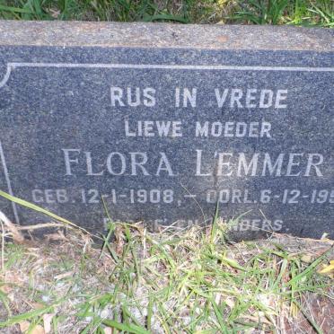 LEMMER Flora 1908-1954