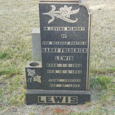 LEWIS Harry Frederick 1908-1965
