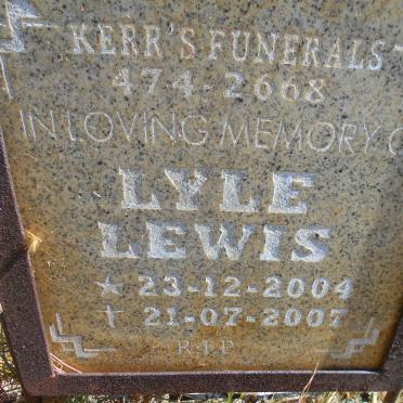 LEWIS Lyle 2004-2007