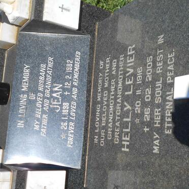 LEVIER Jean 1898-1982 &amp; Helly 1916-2005