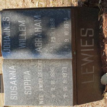 LEWIES Johannes Willem Abraham 1889-1974 &amp; Susanna Sophia ENGELBRECHT 1895-1973