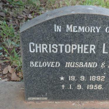 LEGGO Christopher 1892-1956