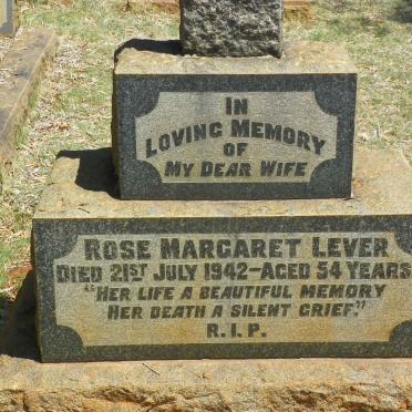 LEVER Rose Margaret -1942