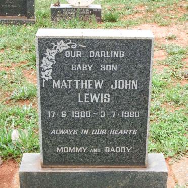 LEWIS Matthew John 1980-1980