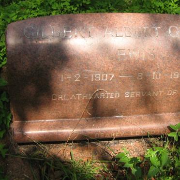 LEWIS Gilbert Albert George 1907-1949
