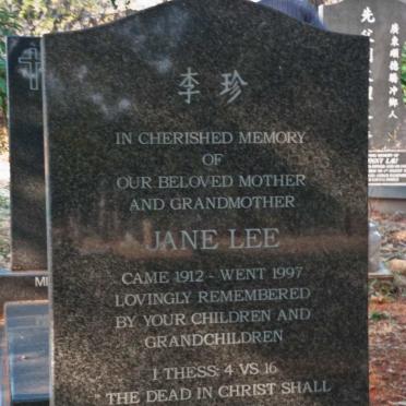 LEE Jane 1912-1997
