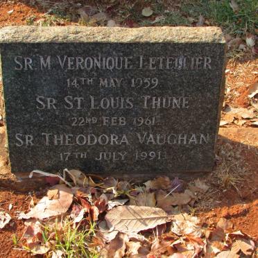 LETELLIER M. Veronique -1959 :: THUNE St. Louis -1961 :: VAUGHAN Theodora -1991