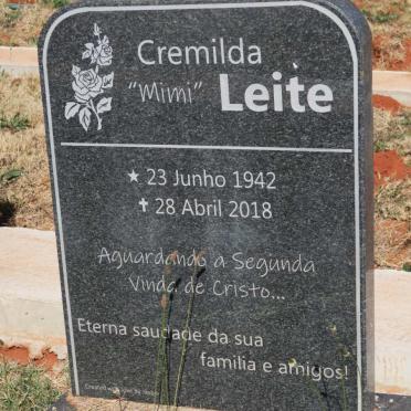 LEITE Cremilda 1942-2018