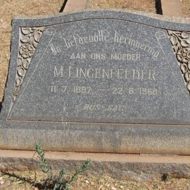 LINGENFELDER M. 1897-1968