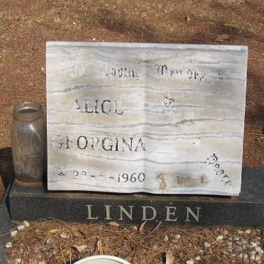 LINDEN Alice Georgina -1960