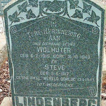 LINDENBERG Wolhuter 1915-1949 :: LINDENBERG Steve 1917-1943