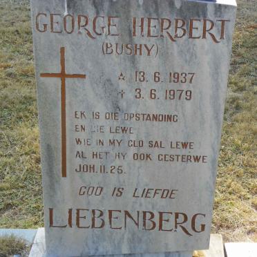 LIEBENBERG George Herbert 1937-1979