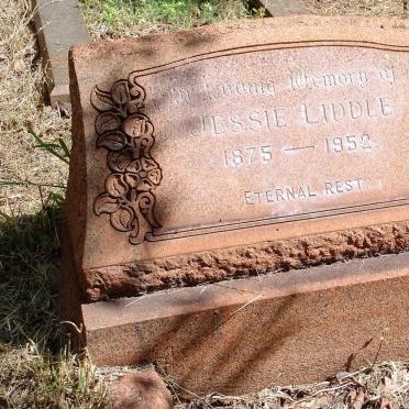 LIDDLE Jessie 1875-1952