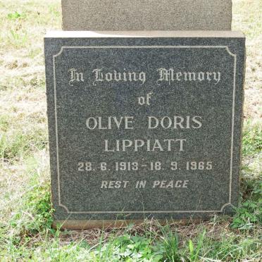 LIPPIATT Olive Doris 1913-1965
