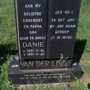 LINDE Danie, van der 1951-1981