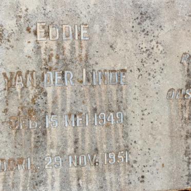 LINDE Eddie, van der 1949-1951