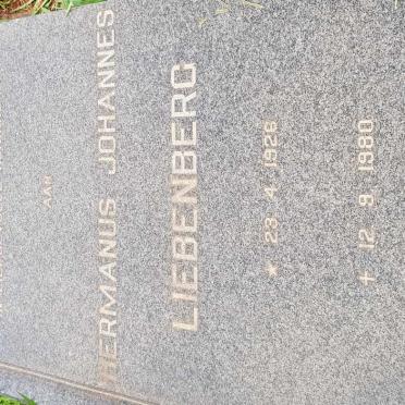 LIEBENBERG Hermanus Johannes 1926-1980