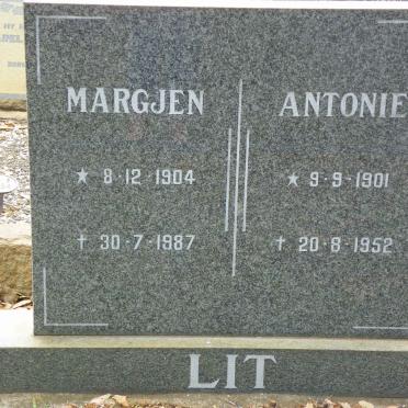 LIT Antonie 1901-1952 &amp; Margjen 1904-1987
