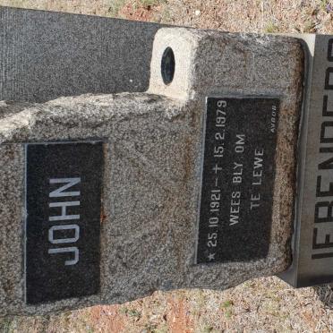 LIEBENBERG John 1921-1979