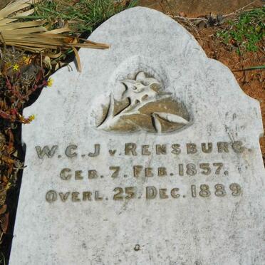 RENSBURG W.C.J., v. 1857-1889