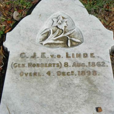 LINDE C.J.E., v.d. nee ROBBERTS 1862-1898