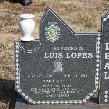 LOPES Luis 1940-2012