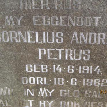 LOGGENBERG Cornelius Andries Petrus 1914-1962
