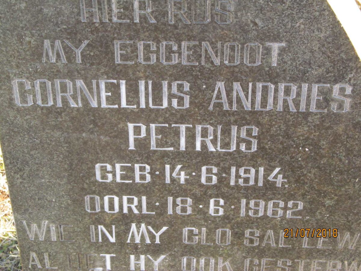 LOGGENBERG Cornelius Andries Petrus 1914-1962