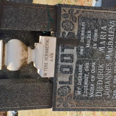 LOOTS Diederik Johannes 1908-1965 &amp; Maria Magdalena 1912-1993