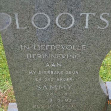 LOOTS Sammy 1959-1992