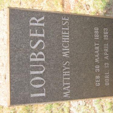 LOUBSER Matthys Michielse 1880-1963 &amp; Catherina Hendrina 1879-1961