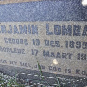 LOMBARD Benjamin 1899-1957