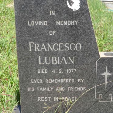 LUBIAN Francesco -1977