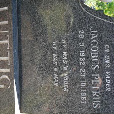 LUTTIG Jacobus Petrus 1932-1967