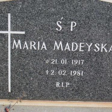 MADEYSKA Maria 1917-1981