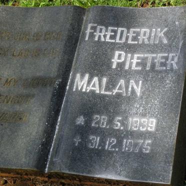 MALAN Frederik Pieter 1939-1975