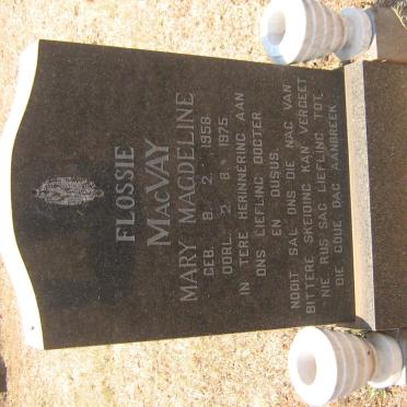 MacVAY Mary Magdeline 1958-1975